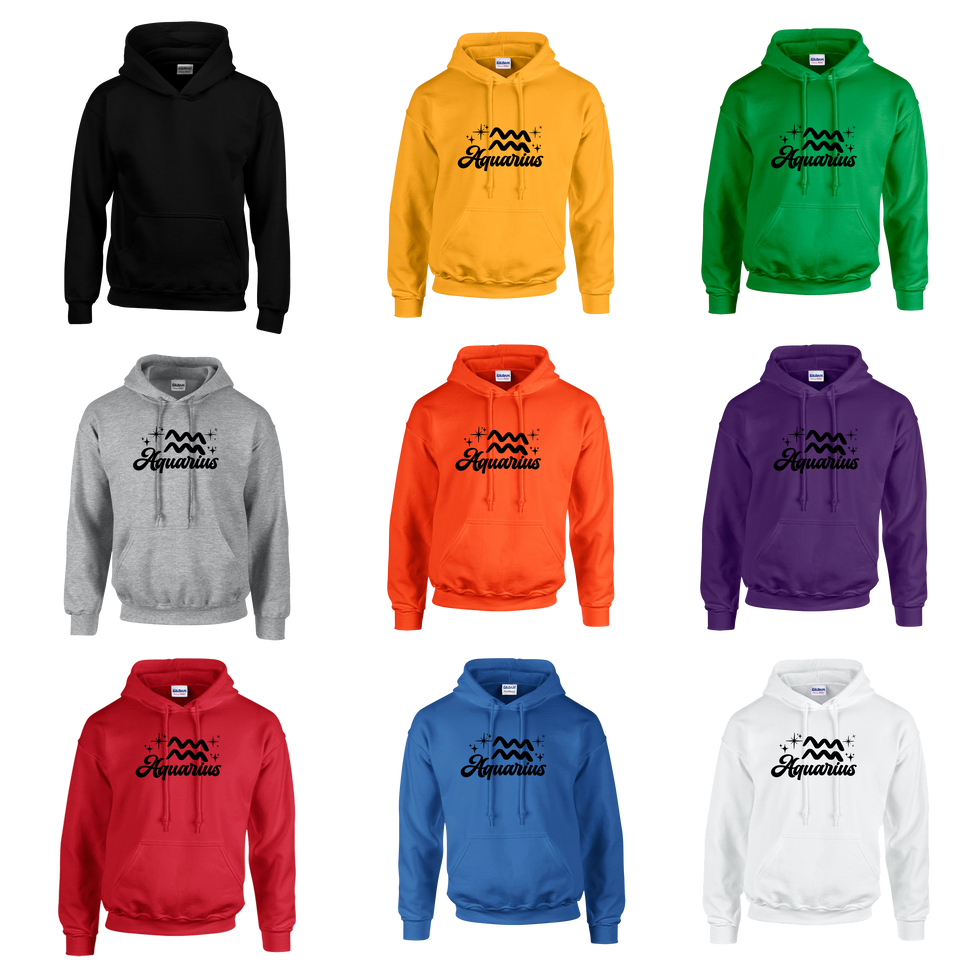 Aquarius Zodiac Sign Hoodie