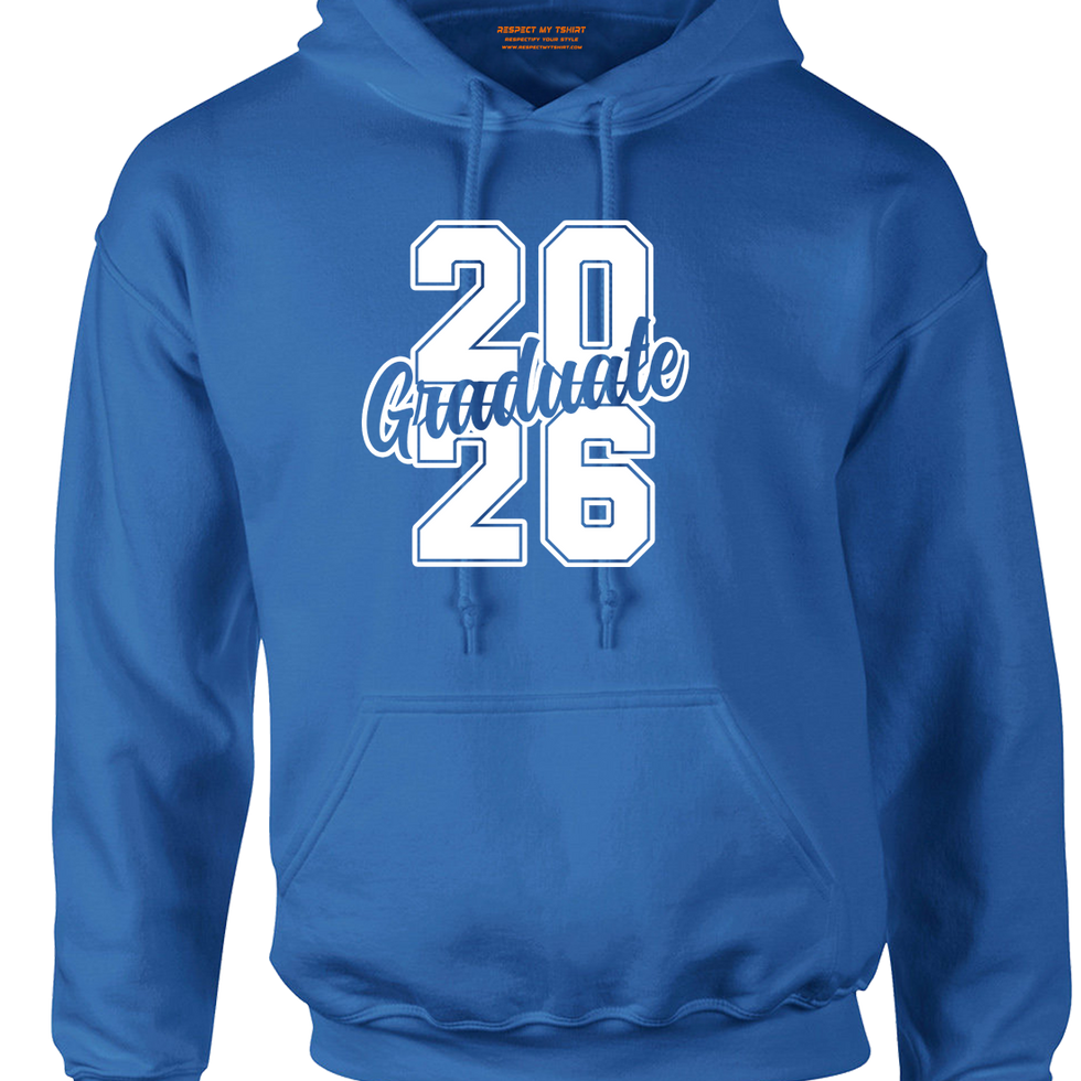 20Graduate26 Graduate Hoodie, Class of 2026, Senior 2026