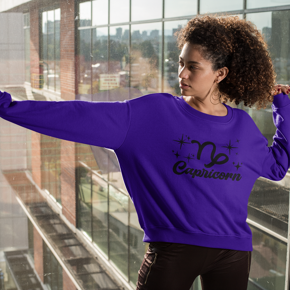 Capricorn zodiac sign sweatshirt