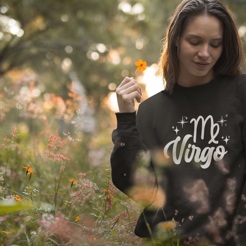 Virgo zodiac sign sweatshirt