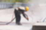 A man working on an oil rig