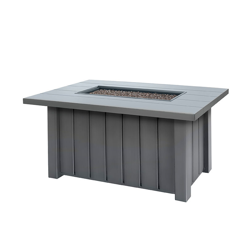 32" x 50" Graphite Gray Fire Pit