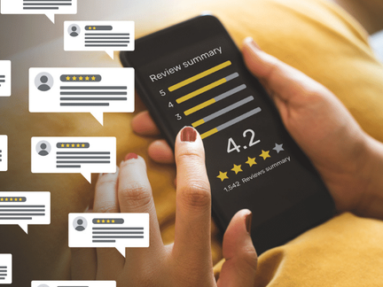 Online reviews help build your brand's reputation