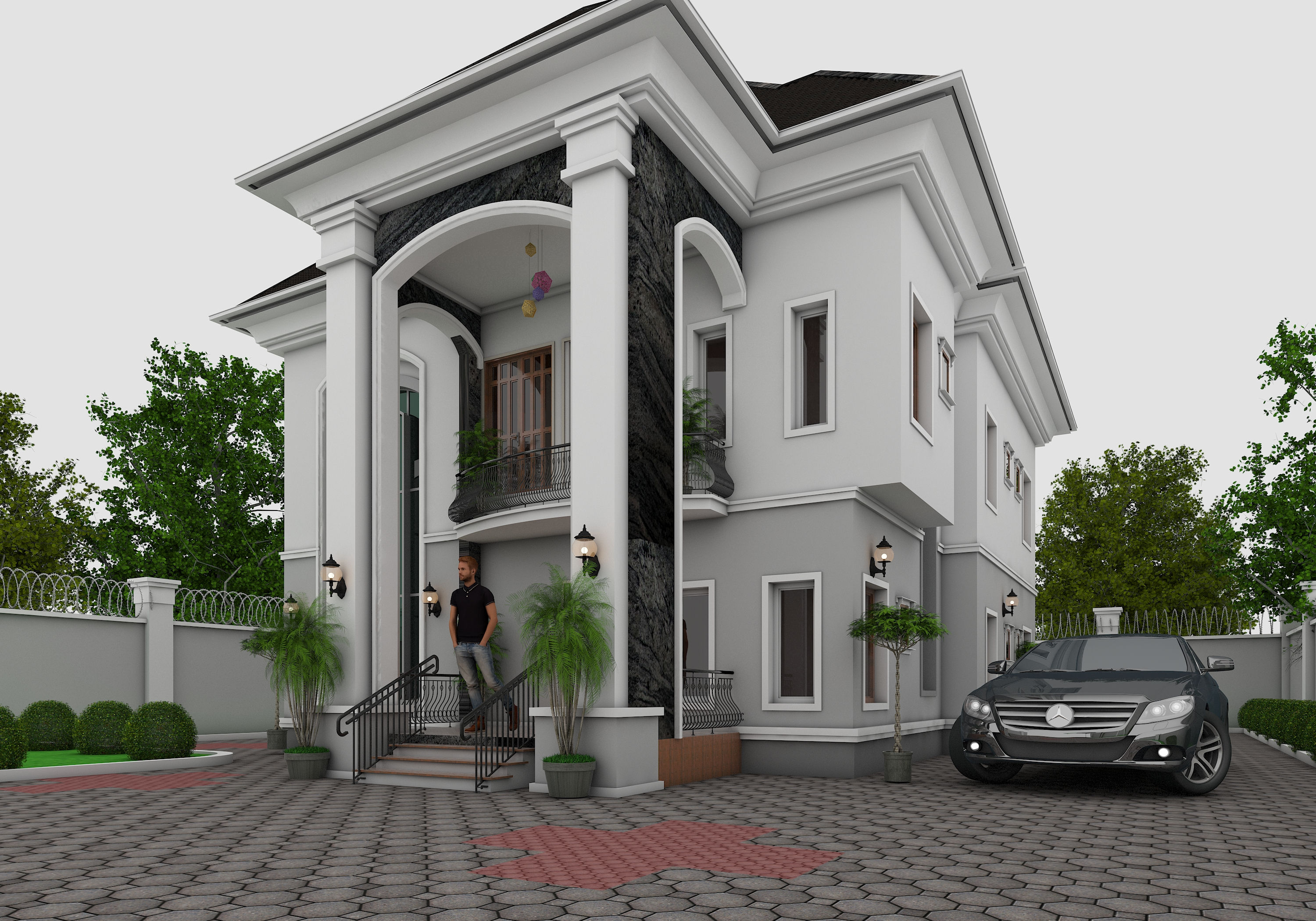7 bedroom, 2 lounge duplex plan.+2348160202510..Whatsapp  us  for payment guide.