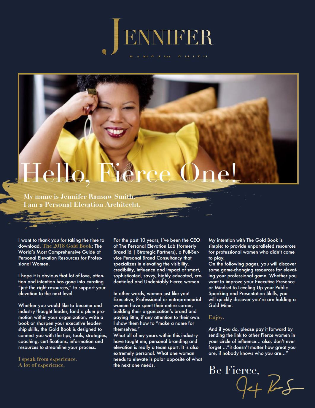 Gold Book Template 2/2