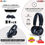 Thumbnail: 5Core Bluetooth Headphones Wireless Noise Cancelling Audifonos