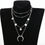 Thumbnail: Crescent Horn Moon Layered Necklace