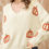 Thumbnail: Raw Hem Pumpkin V-Neck Long Sleeve Sweater