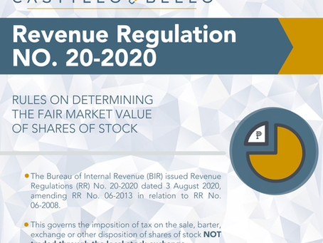 BIR Revenue Regulation No. 20-2020
