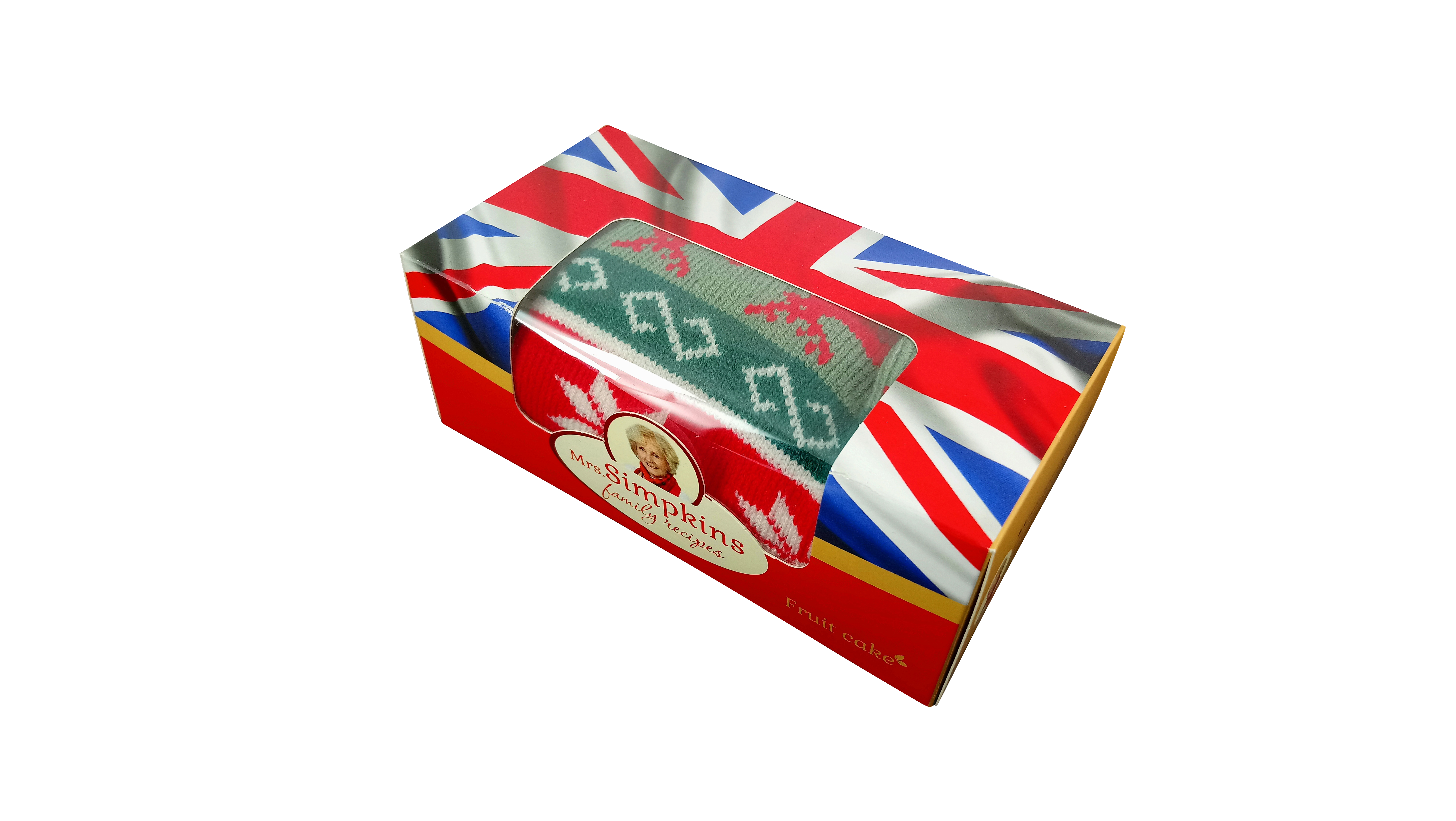 Creative garment packaging box with text