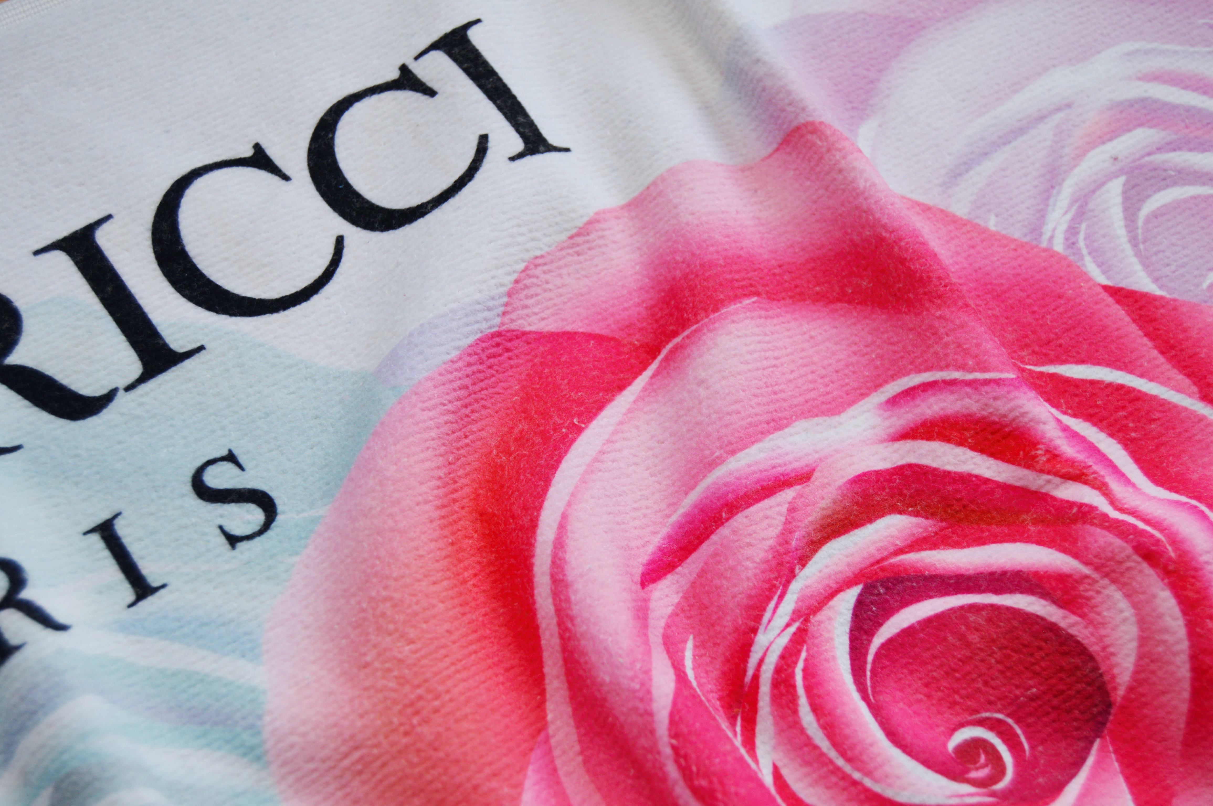 Printed velour towel