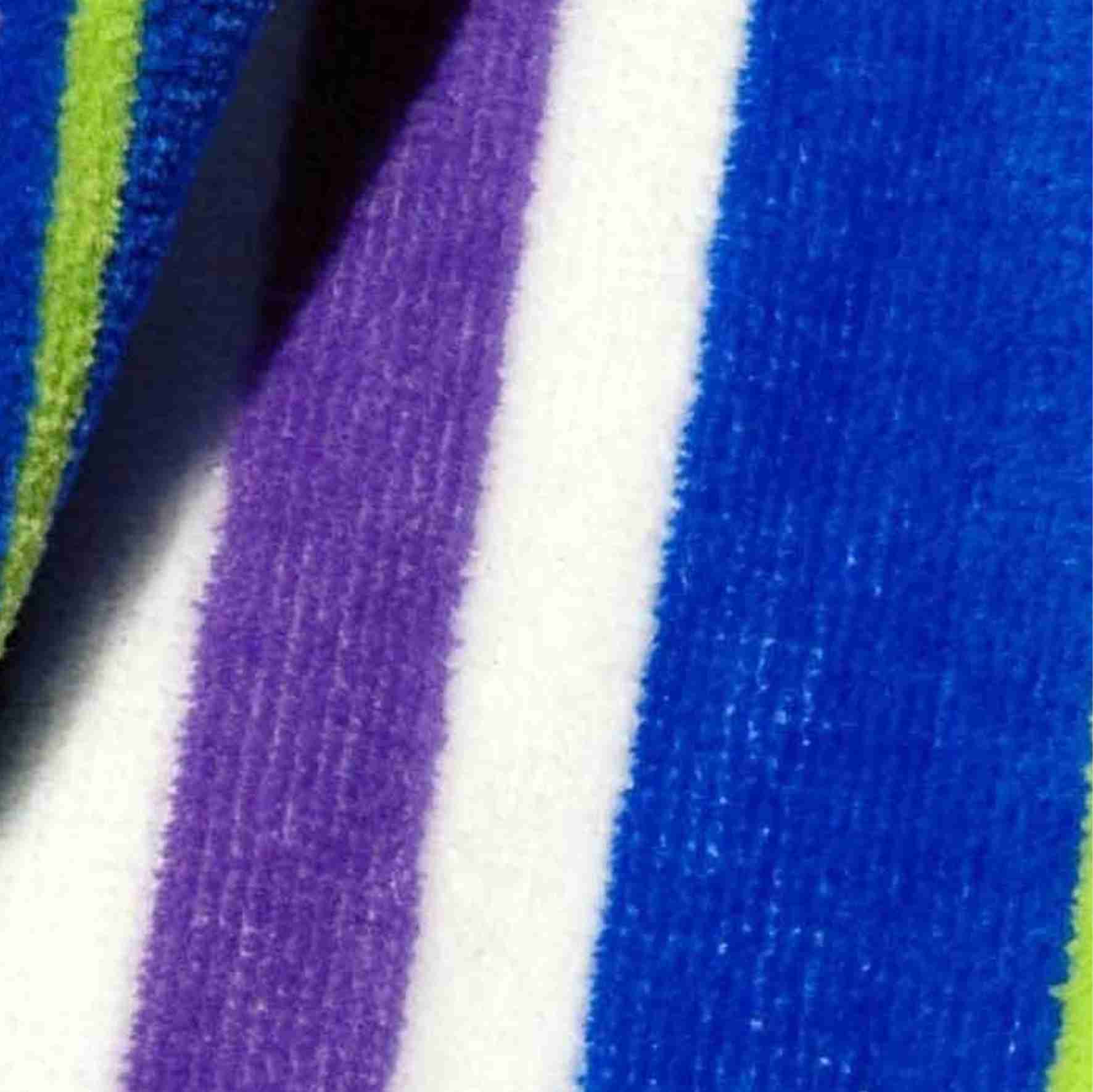 Woven velour towels