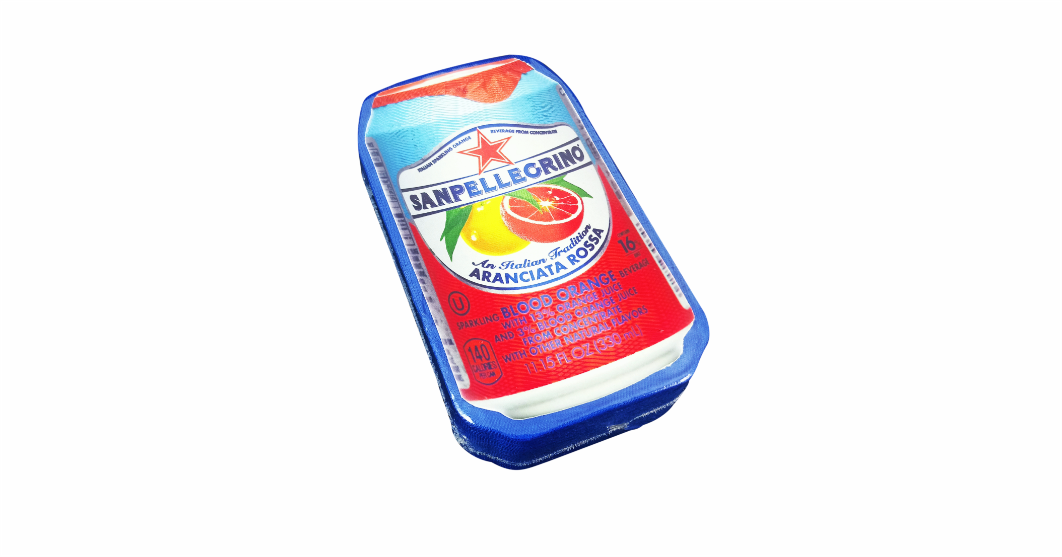 Compressed T Shirt Can SanPellegrino