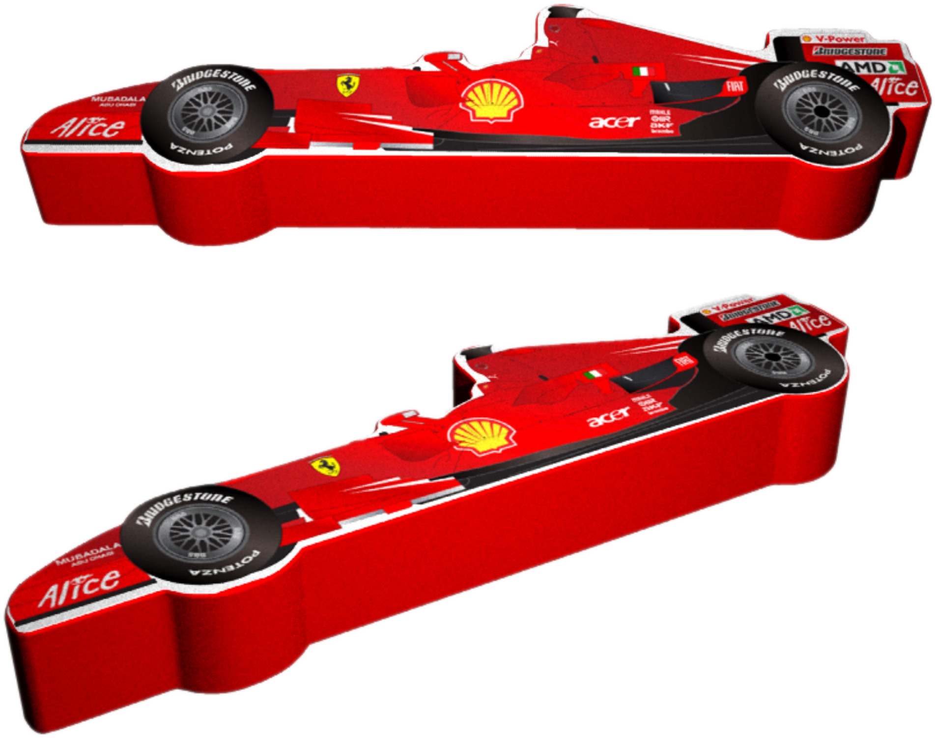 Ferrari 3D layout prior to the real mould being made
