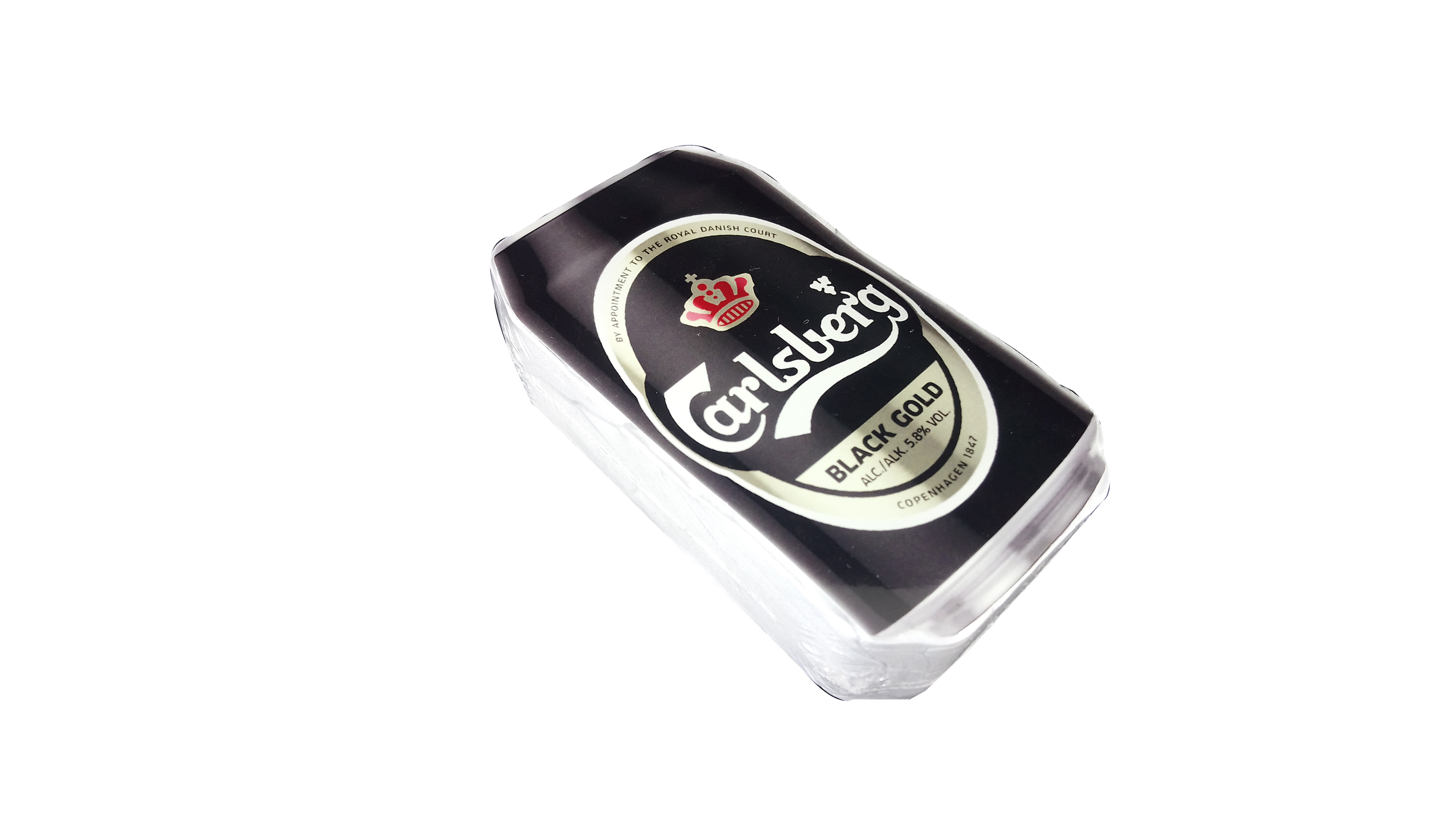 Beer can shape.
