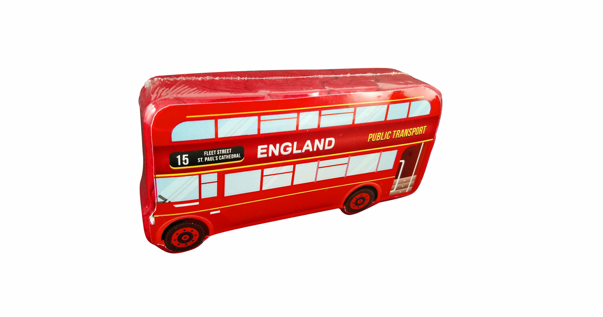 Compressed T Shirt London Bus 3
