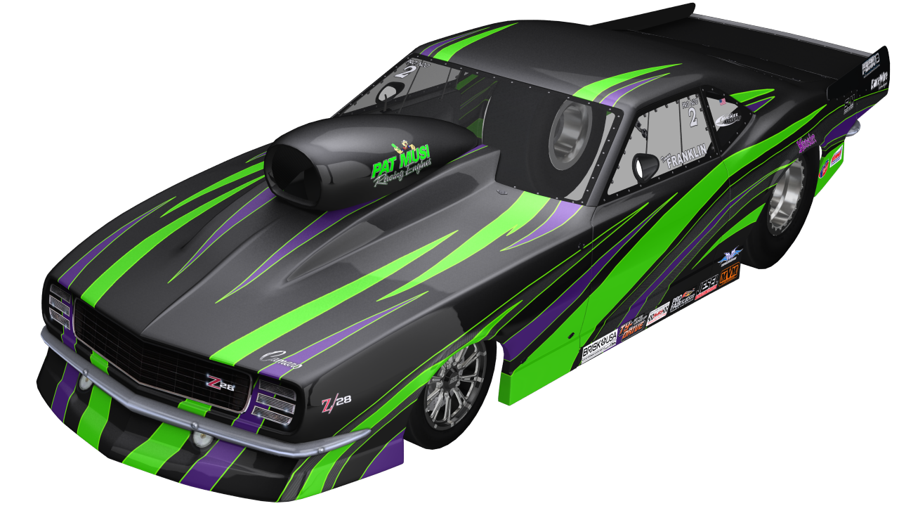 GM Camaro 1968 ProNitrous "Tommy Franklin" bodyshell