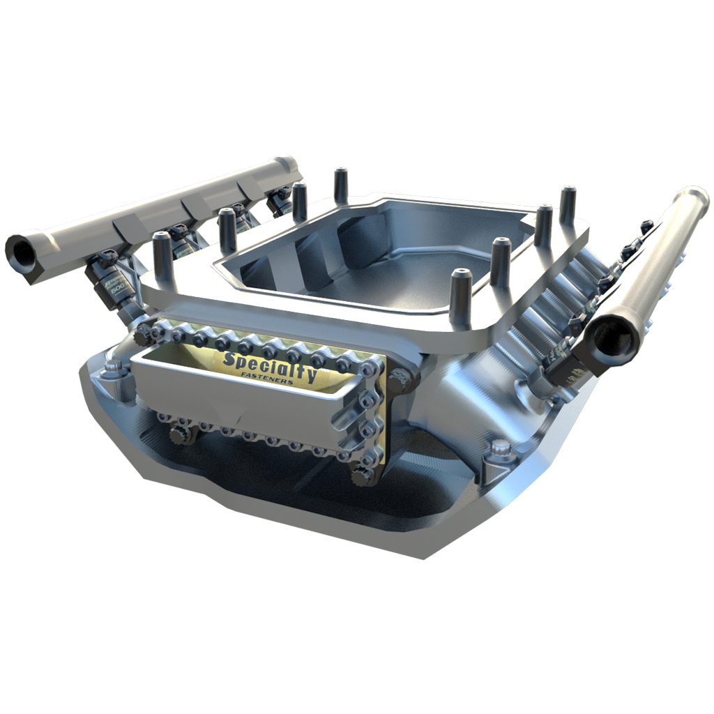 Noonan billet screw blower intake manifold