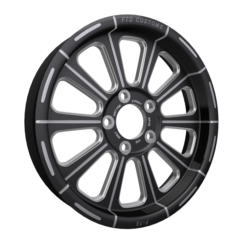 FTD Customs F16 BC drag racing front wheel