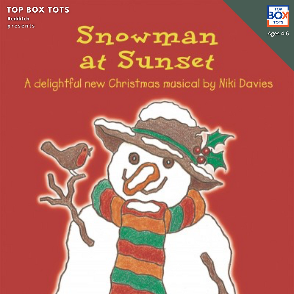 Top Box Tots - Snowman at Sunset