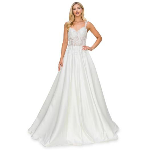 Thumbnail: Embroidered Corset Dress CinCouture-8041J