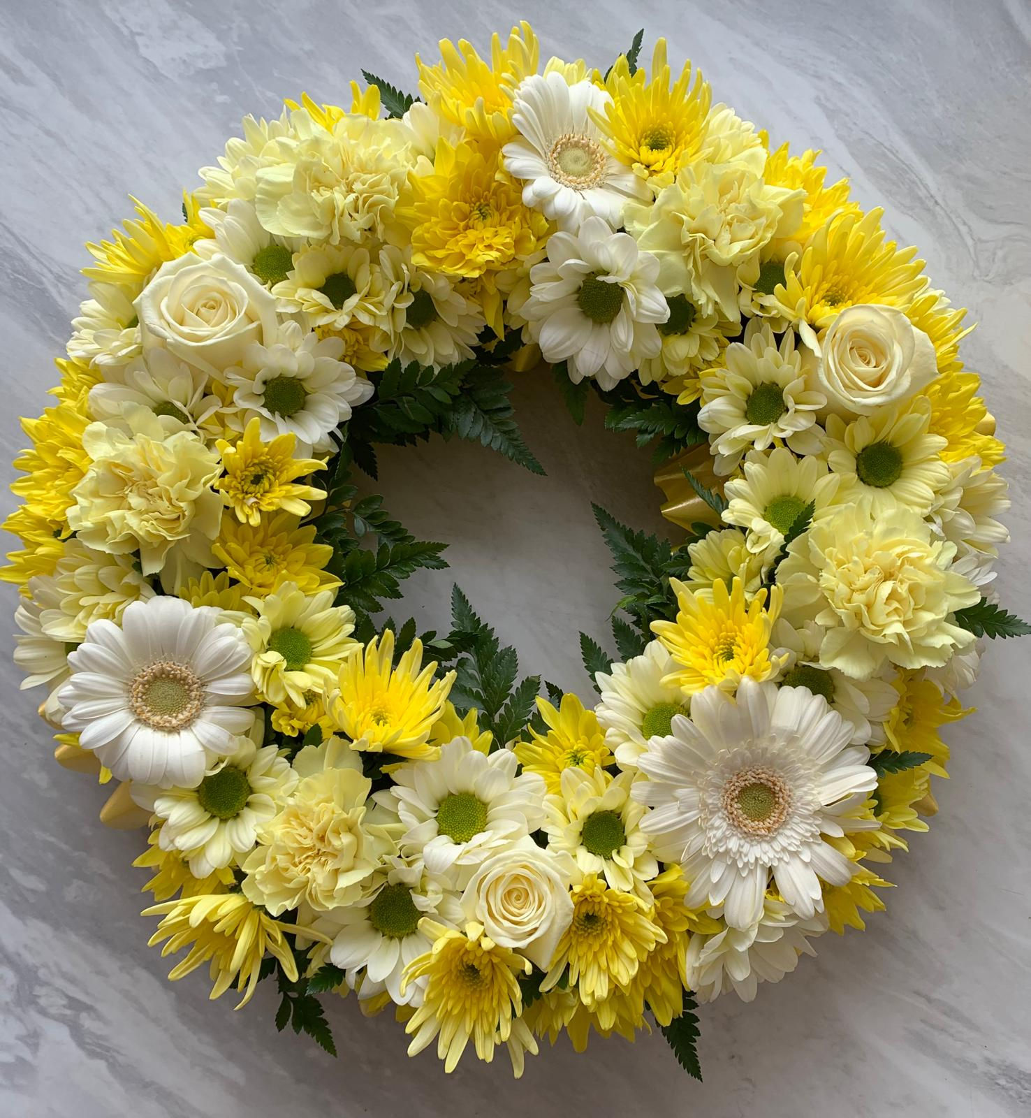 Bespoke 16” round wreath.