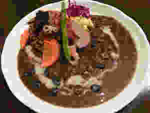 酵素玄米と季節の色ベジカレー