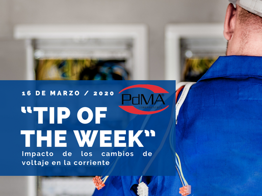 “TIP OF THE WEEK” de Pdma Corporation, 16 de marzo 2020