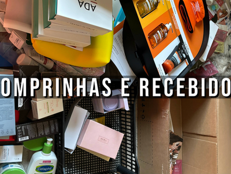 COMPRINHAS E RECEBIDOS - COM SHISEIDO, NATURA, IOPE, BIORÉ, ABIB, ADA TINA, MISSHA, OCEANE, ISNTREE
