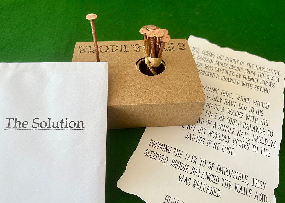 Thumbnail: Wooden Nail Puzzle Brainteaser