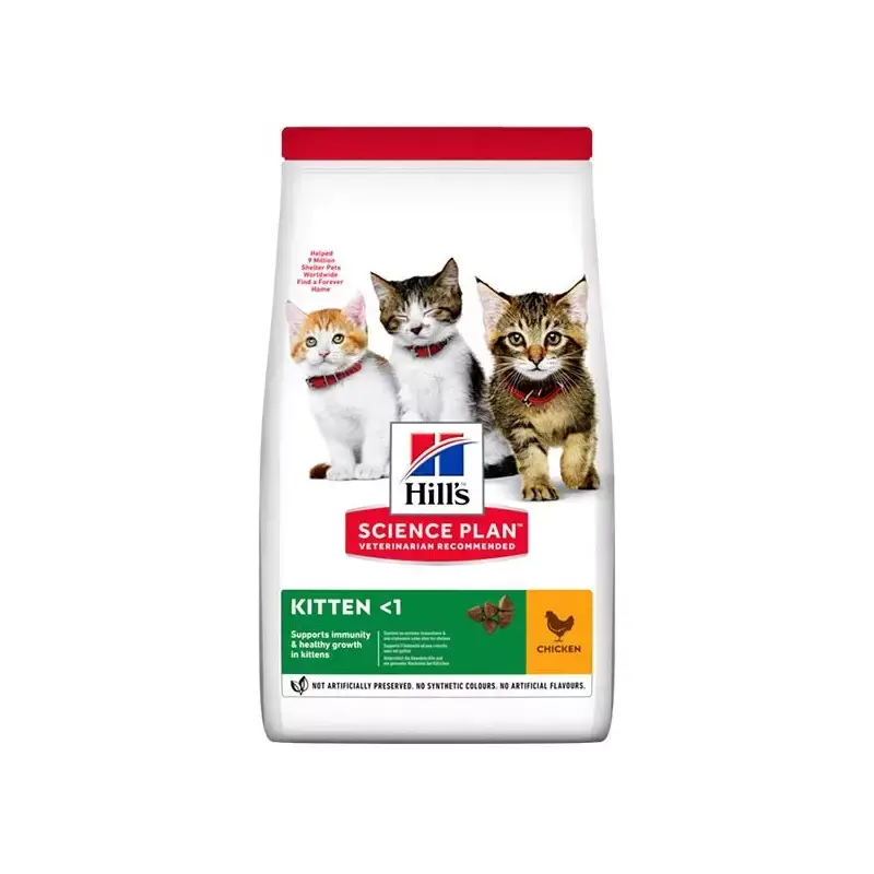 HILLS SP KITTEN 0 - 1 YEAR, CHICKEN 300 GR