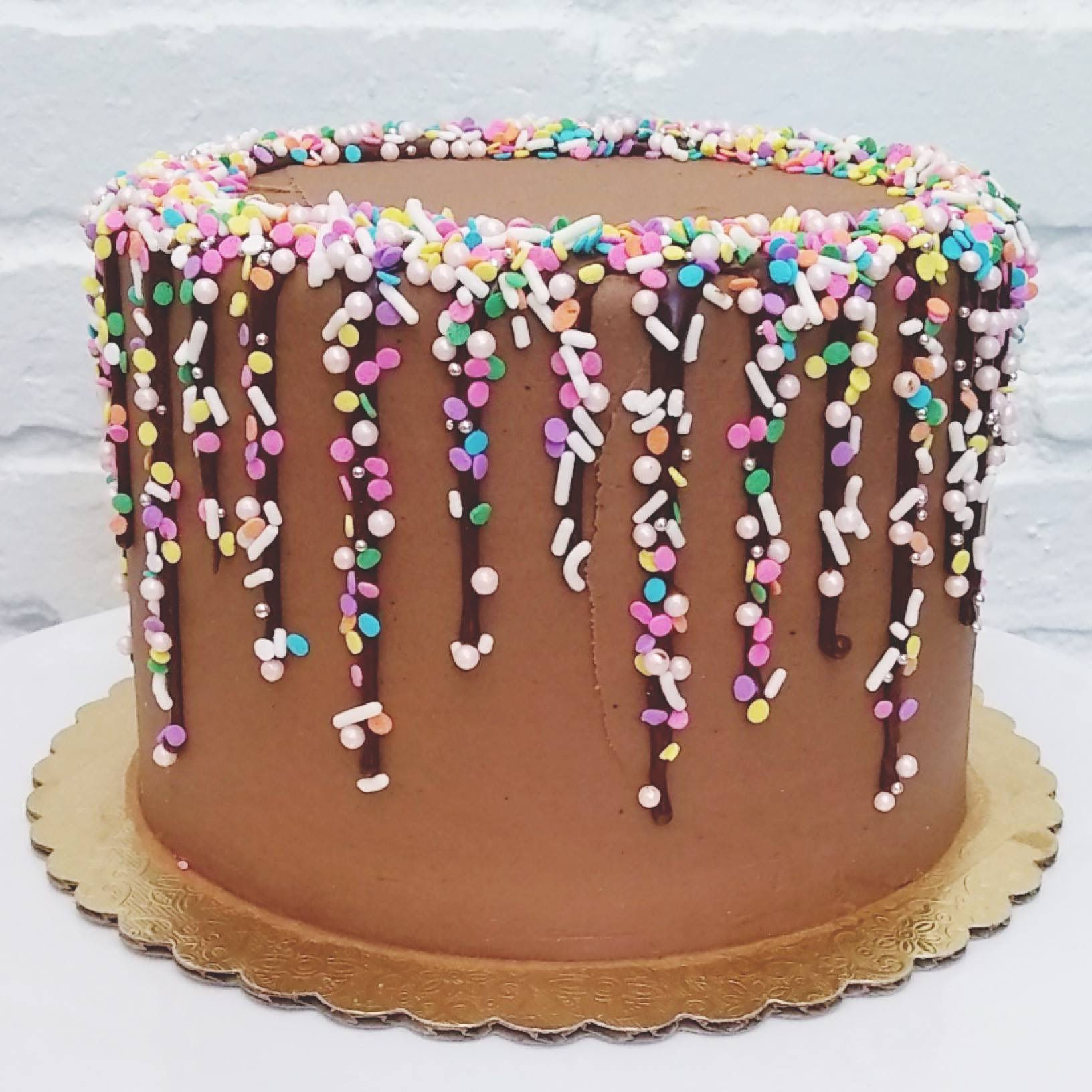 Chocolate Sprinkle Drip