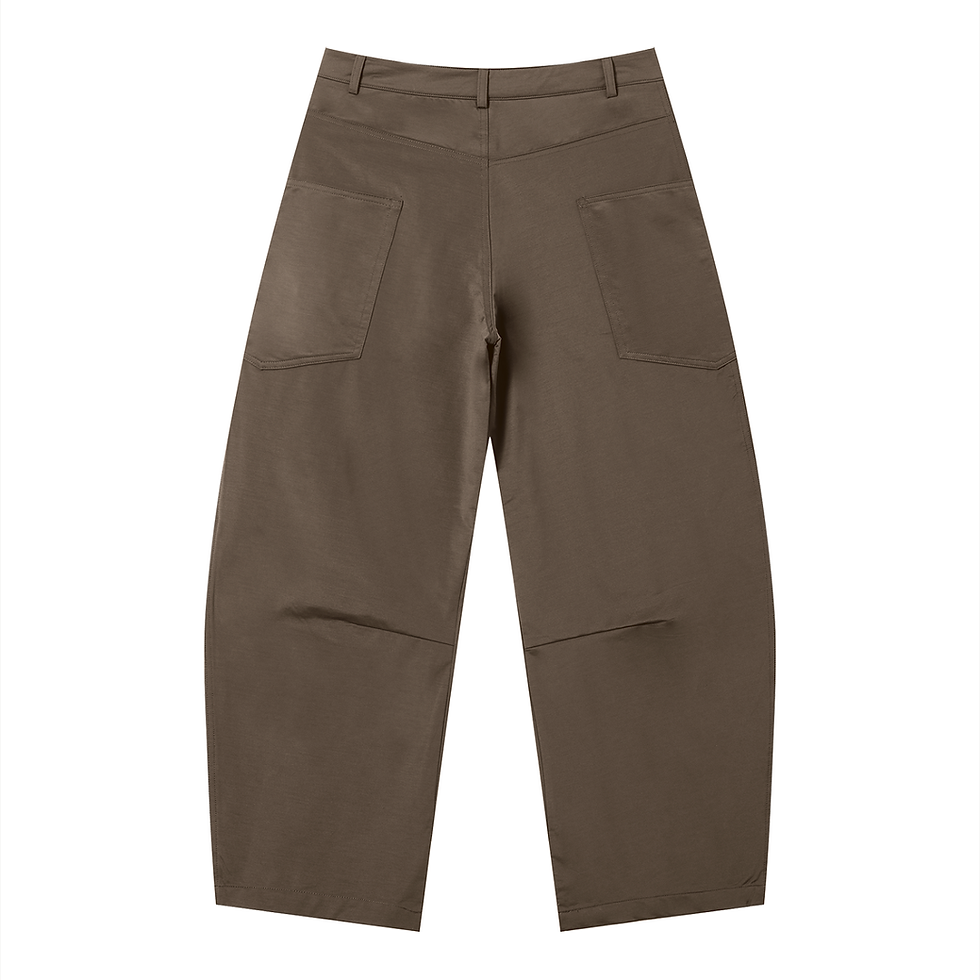 Thumbnail: NWTS Barrel Leg Pants: A Cultural Capsule Collection by ONLY1 THEORY