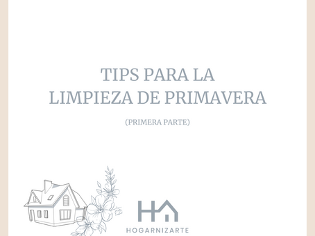 ¿Cómo hacer la limpieza de primavera?