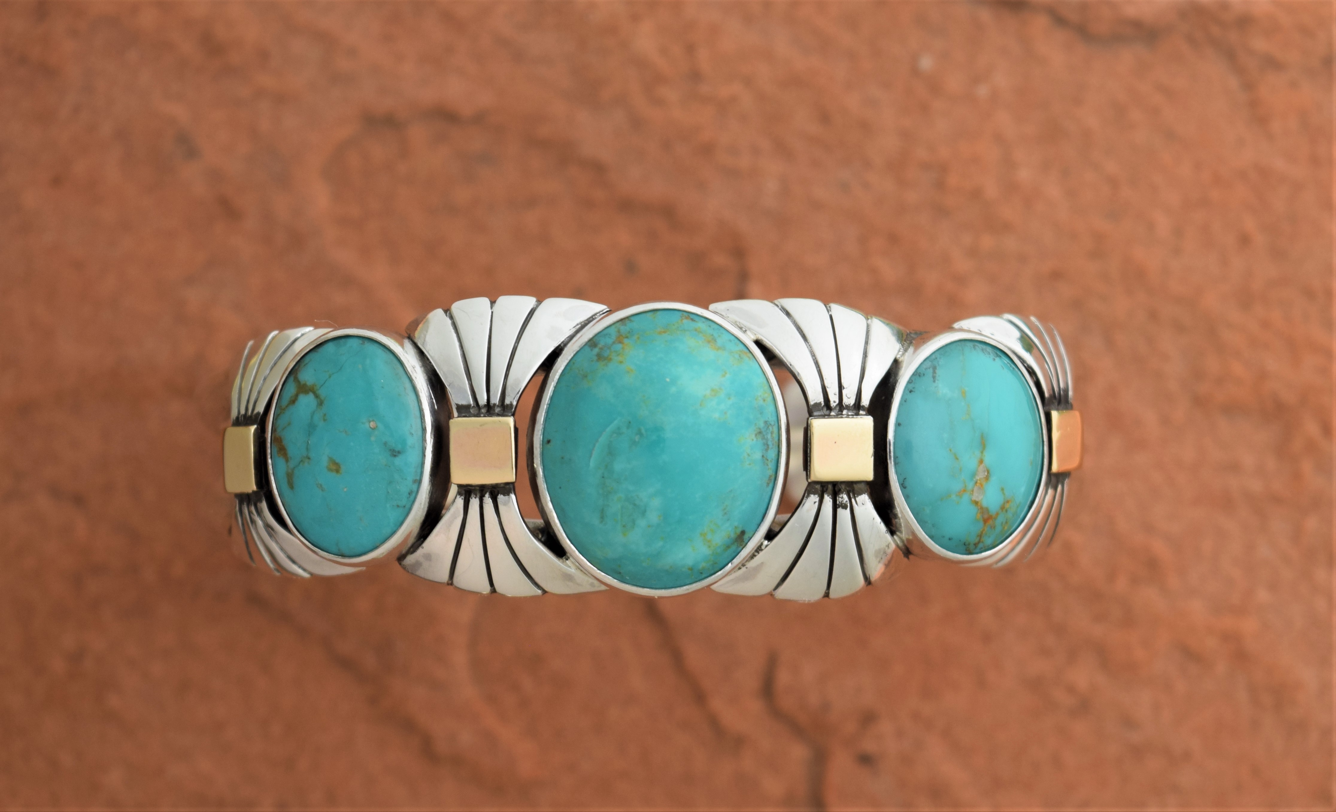 sterling silver and 14kt gold