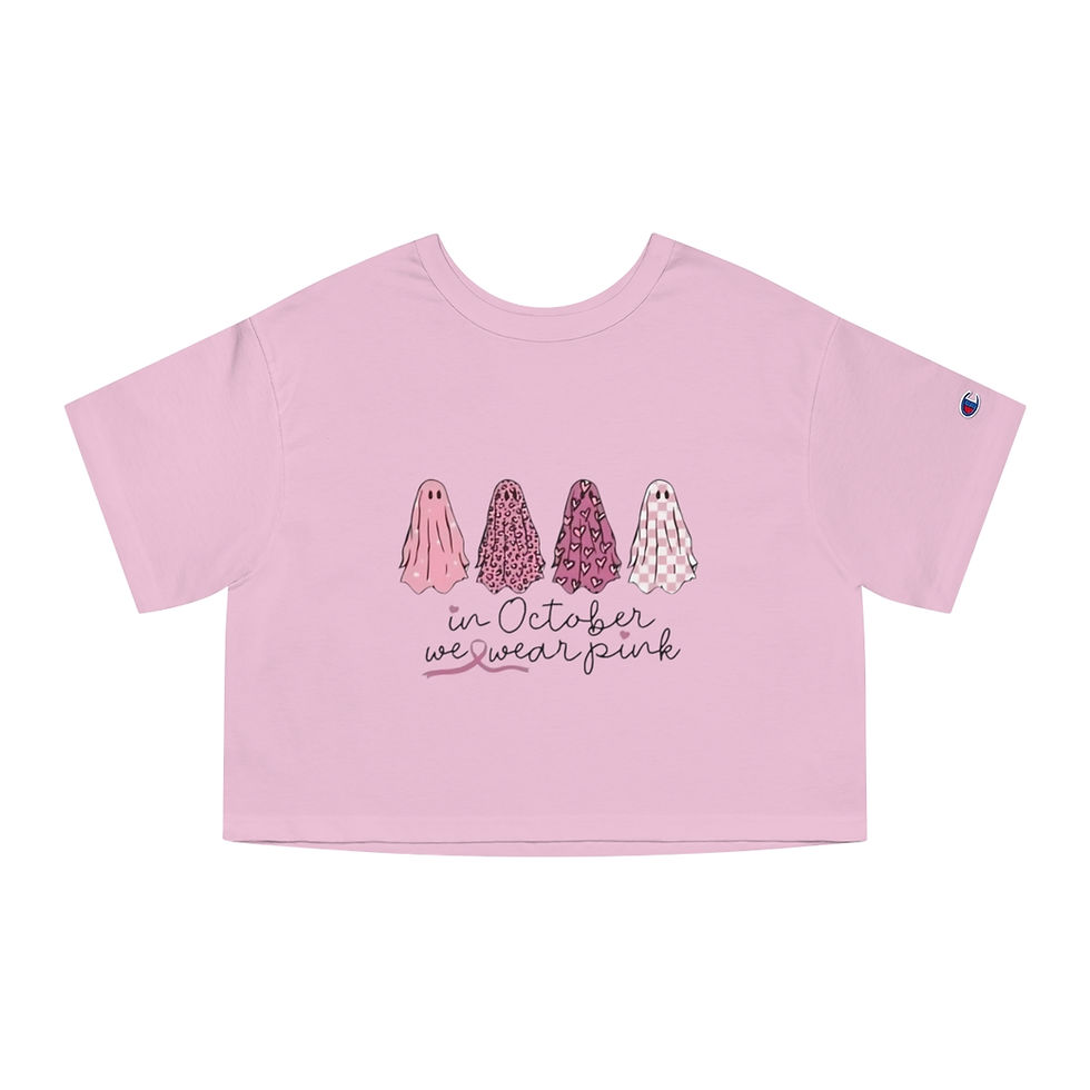 Thumbnail: Wear Pink | Champion Women's Heritage Cropped T-Shirt