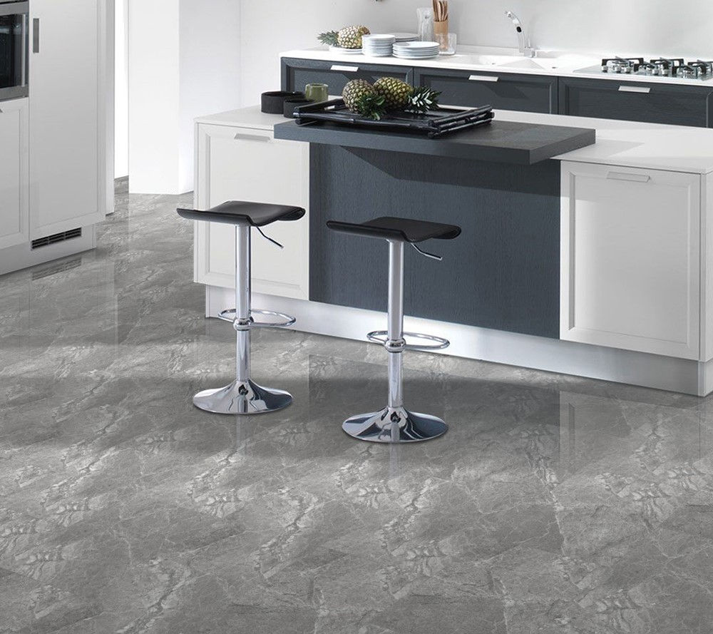 Deep Grey Porcelain Gloss 30x60cm Tile