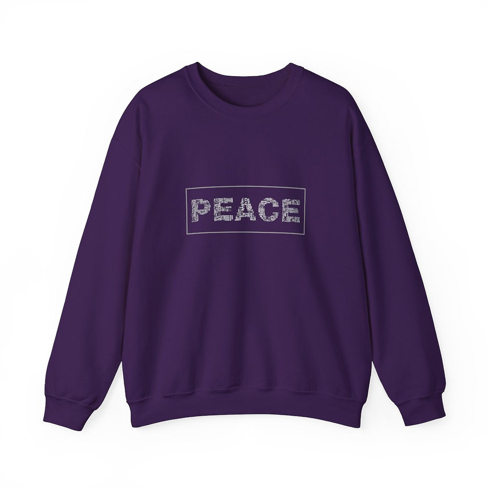 Thumbnail: Peace Dark | Unisex Heavy Blend™ Crewneck Sweatshirt