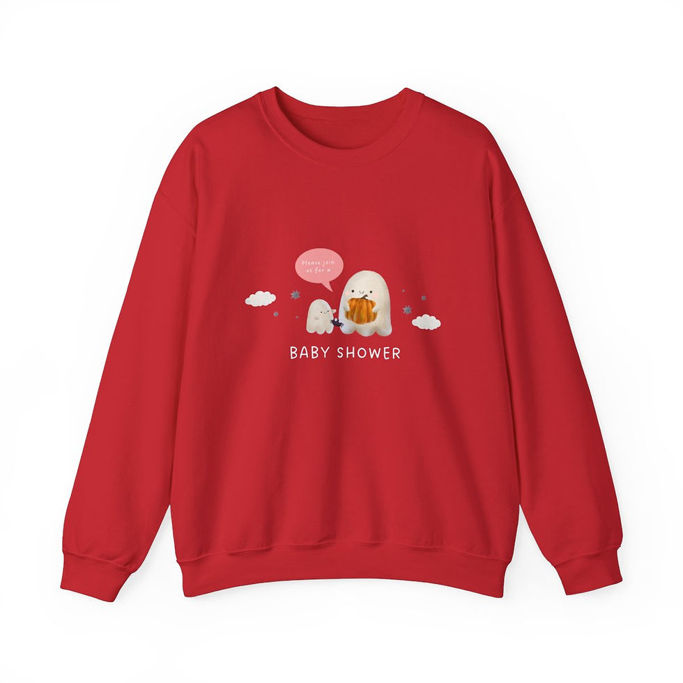 Thumbnail: Pink * Blue, Baby Shower | Unisex Heavy Blend™ Crewneck Sweatshirt