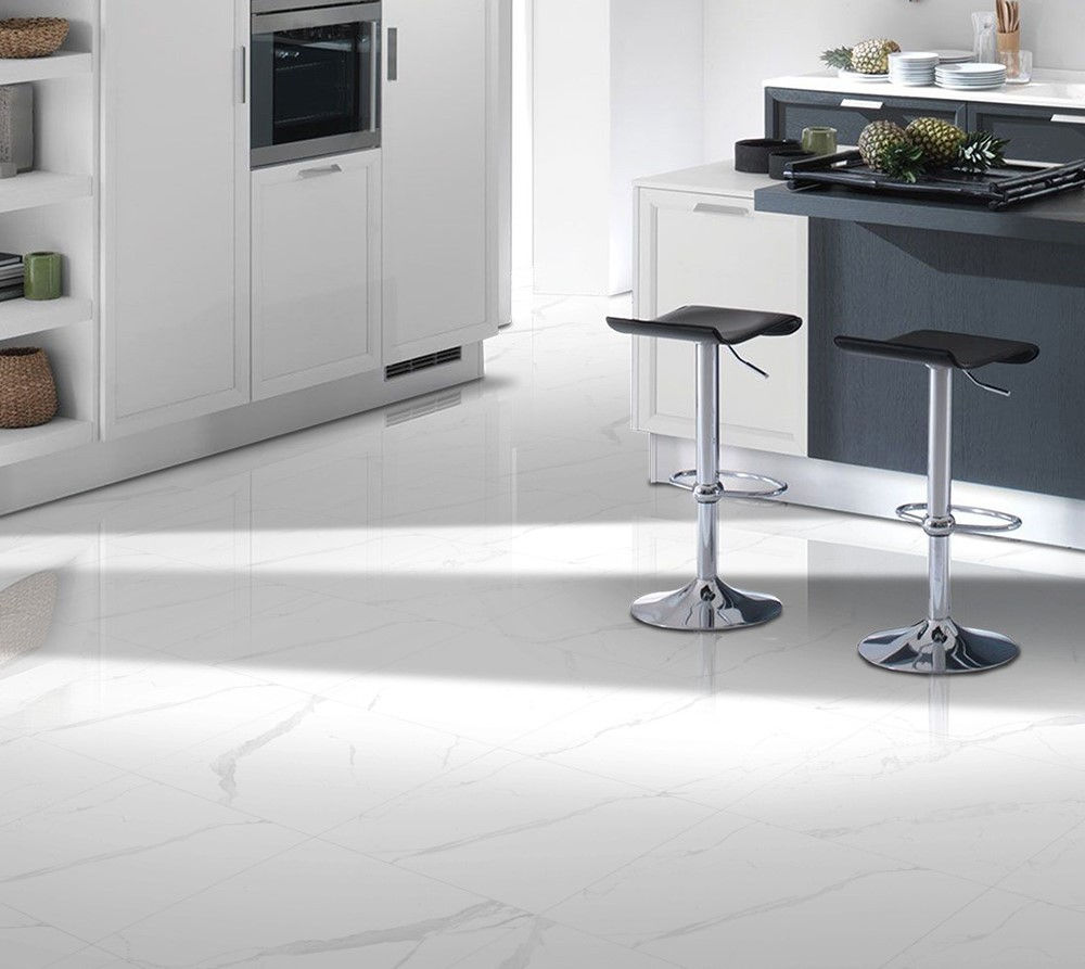 Blanche White Gloss Porcelain 60x60cm Tile