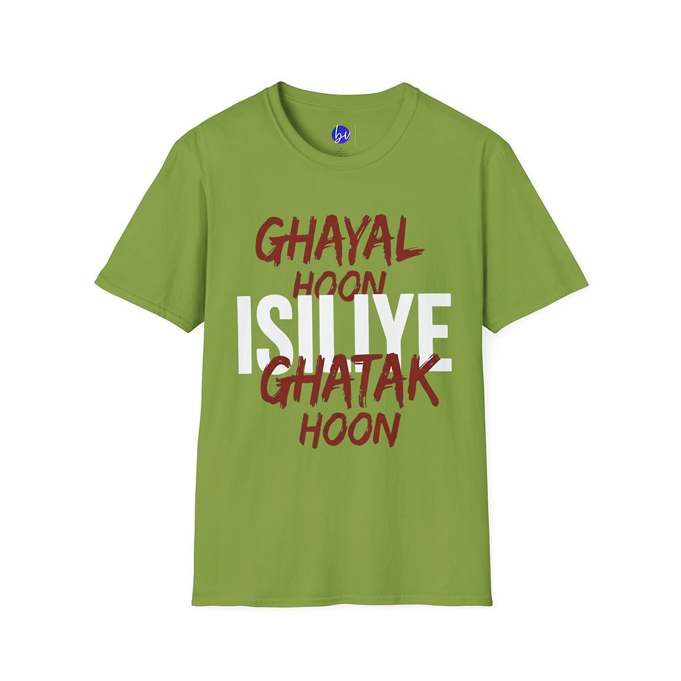 Thumbnail: Gayal Hoon Isiliye Gathak Hoon | Dhurandhar T-Shirt