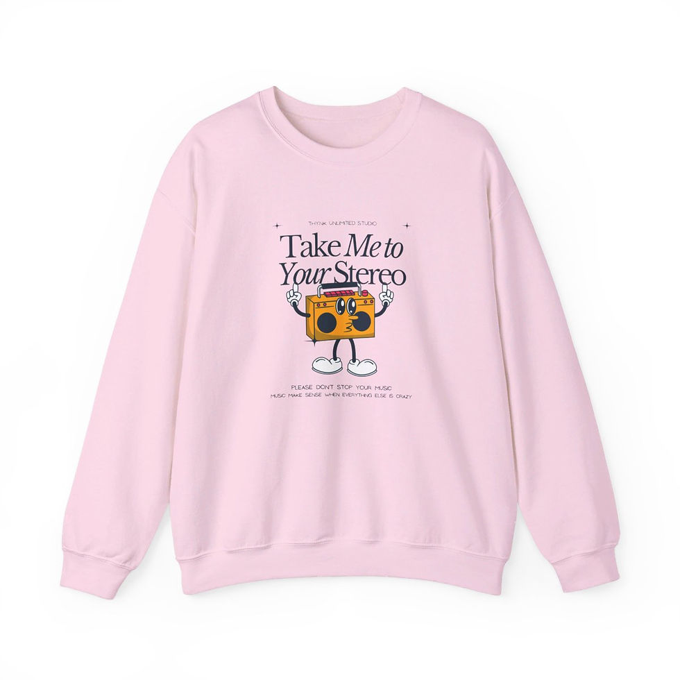 Thumbnail: Take me to Stereo | Unisex Heavy Blend™ Crewneck Sweatshirt