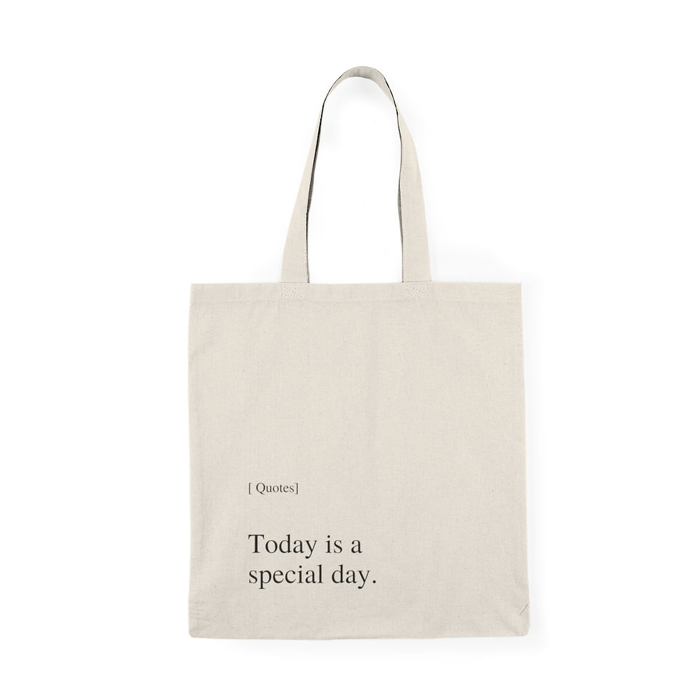 Quote | Natural Tote Bag