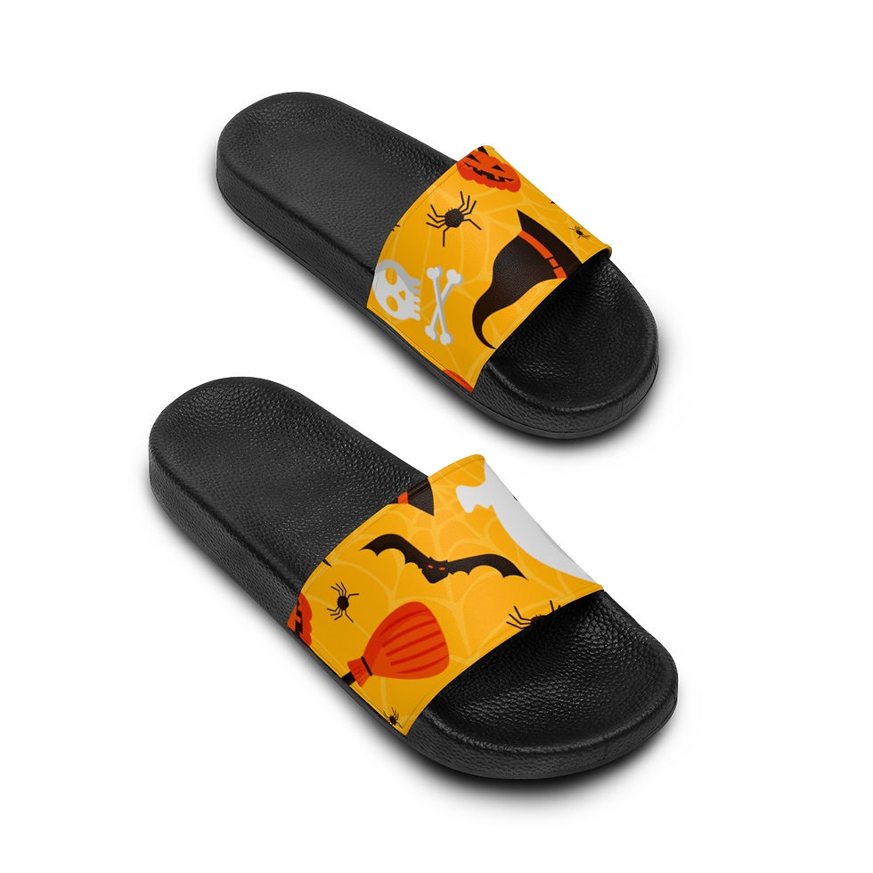 Thumbnail: Yellow Halloween Special | Men's Slide Sandals