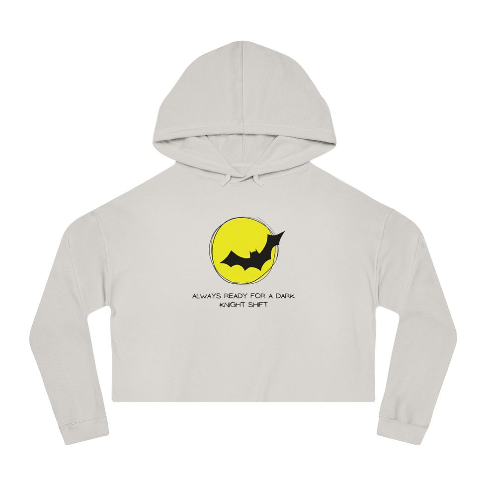Thumbnail: Batman Women’s Cropped Hooded Sweatshirt