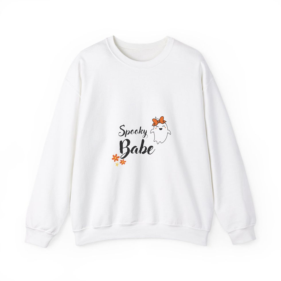 Spooky Babe | Women's Heavy Blend™ Crewneck Sweatshirt