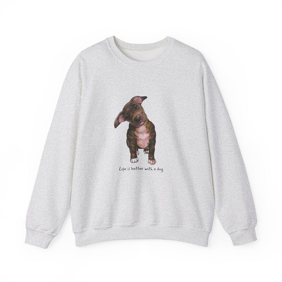 Thumbnail: Life is Better With Dog | Unisex Heavy Blend™ Crewneck Sweatshirt
