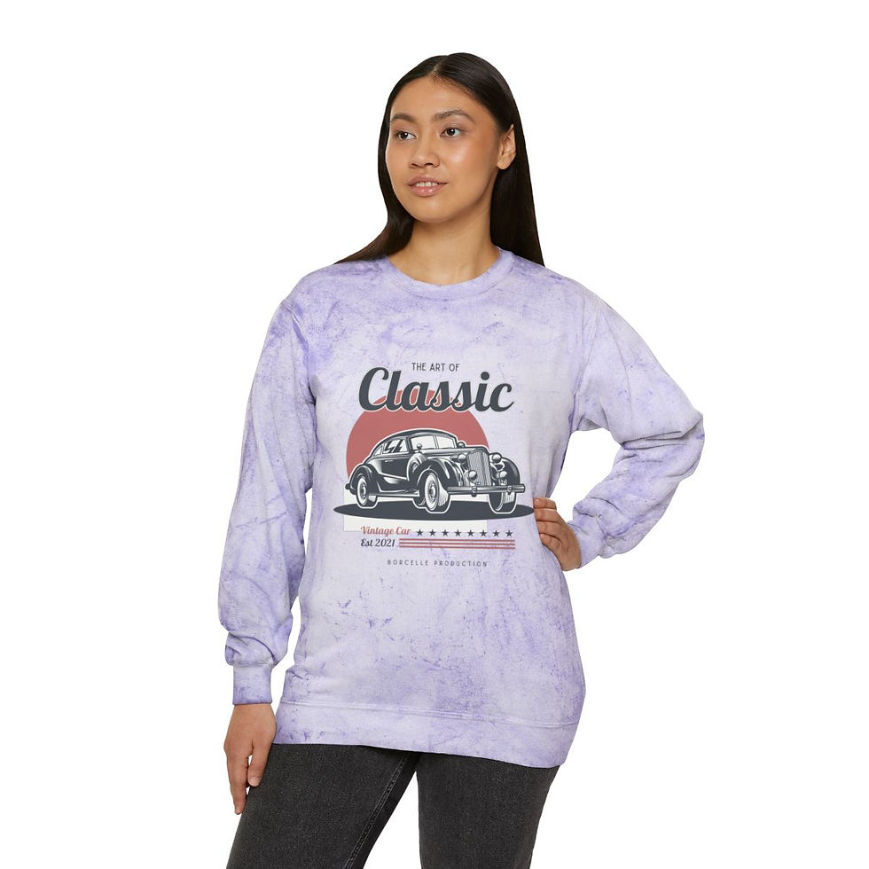 Thumbnail: Unisex Color Blast Crewneck Sweatshirt