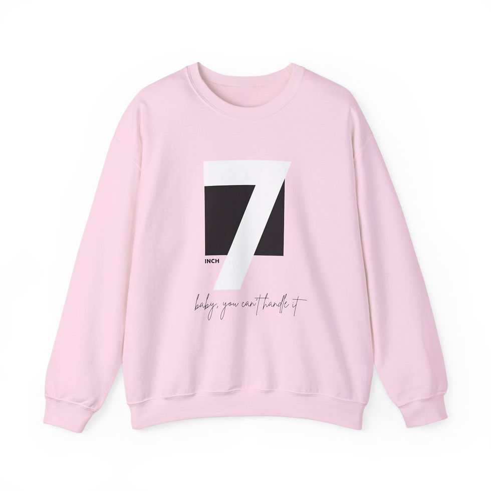 Thumbnail: 7 Inch, Naughty | Unisex Heavy Blend™ Crewneck Sweatshirt