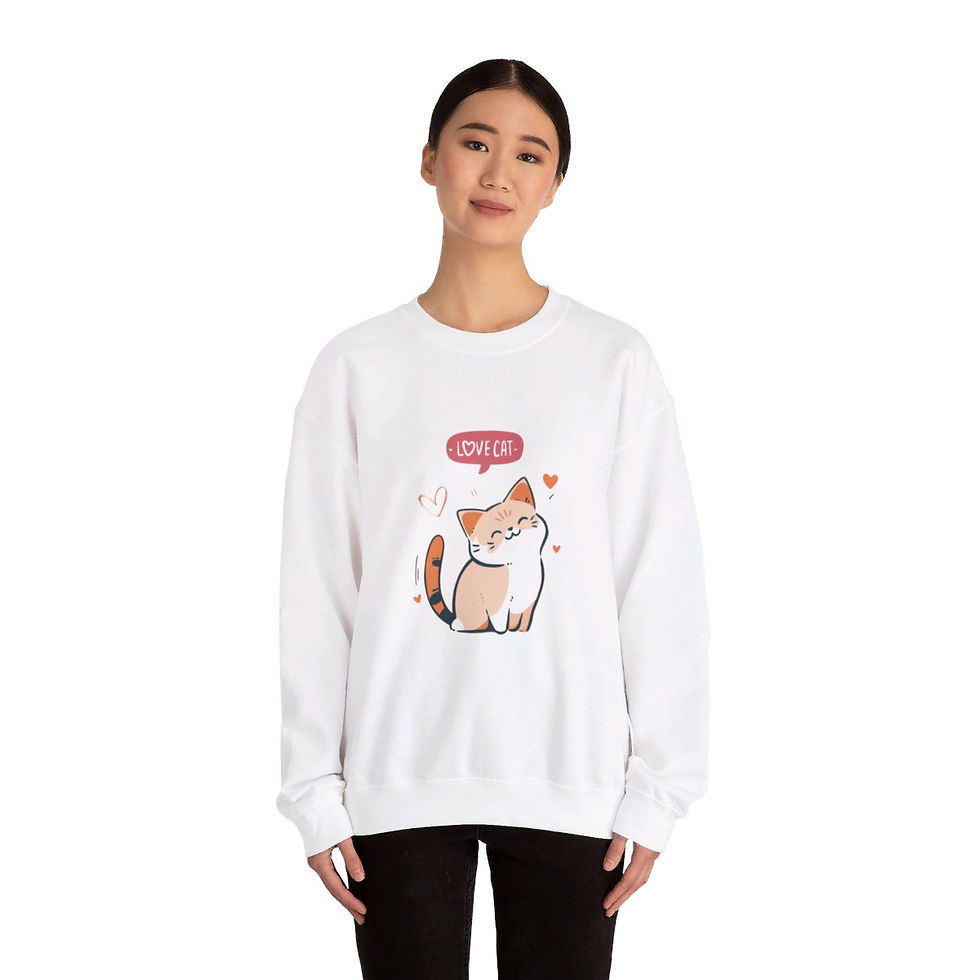 Thumbnail: Catty | Unisex Heavy Blend™ Crewneck Sweatshirt